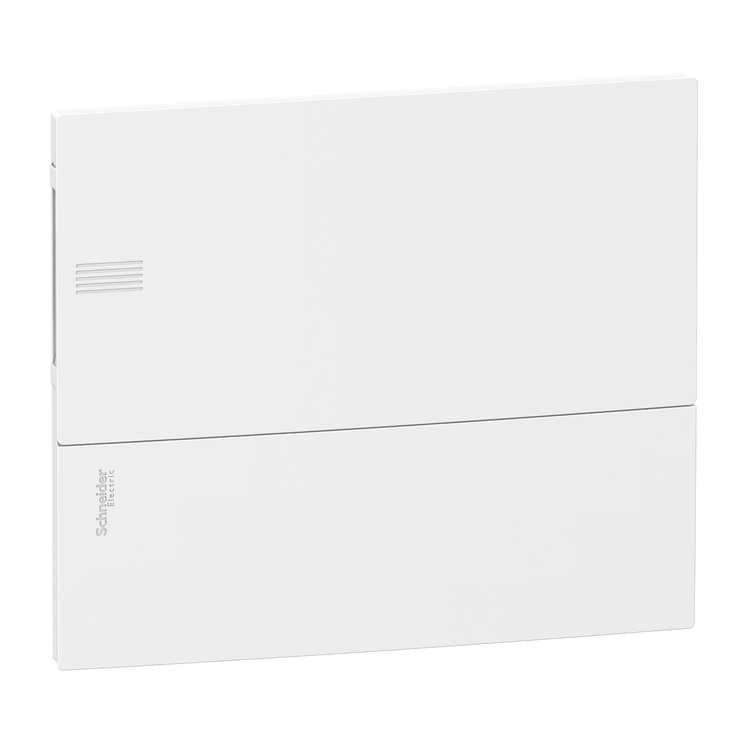 Automatinių išjungiklių skydelis įleidžiamas SCHNEIDER, Mini Pragma, 12 modulių, baltas su baltomis durelėmis, su kontaktinėmis kaladėlėmis nuliui ir įž., IP40, MIP22112