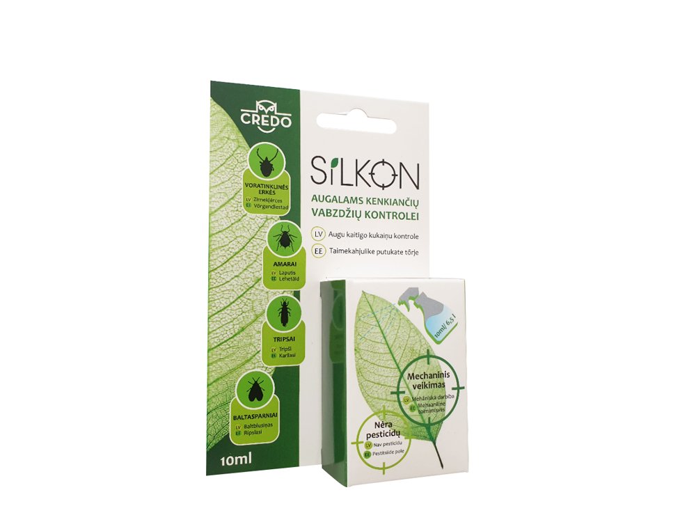 Preparatas augalams kenkiančių vabzdžių kontrolei SILCON, 10 ml