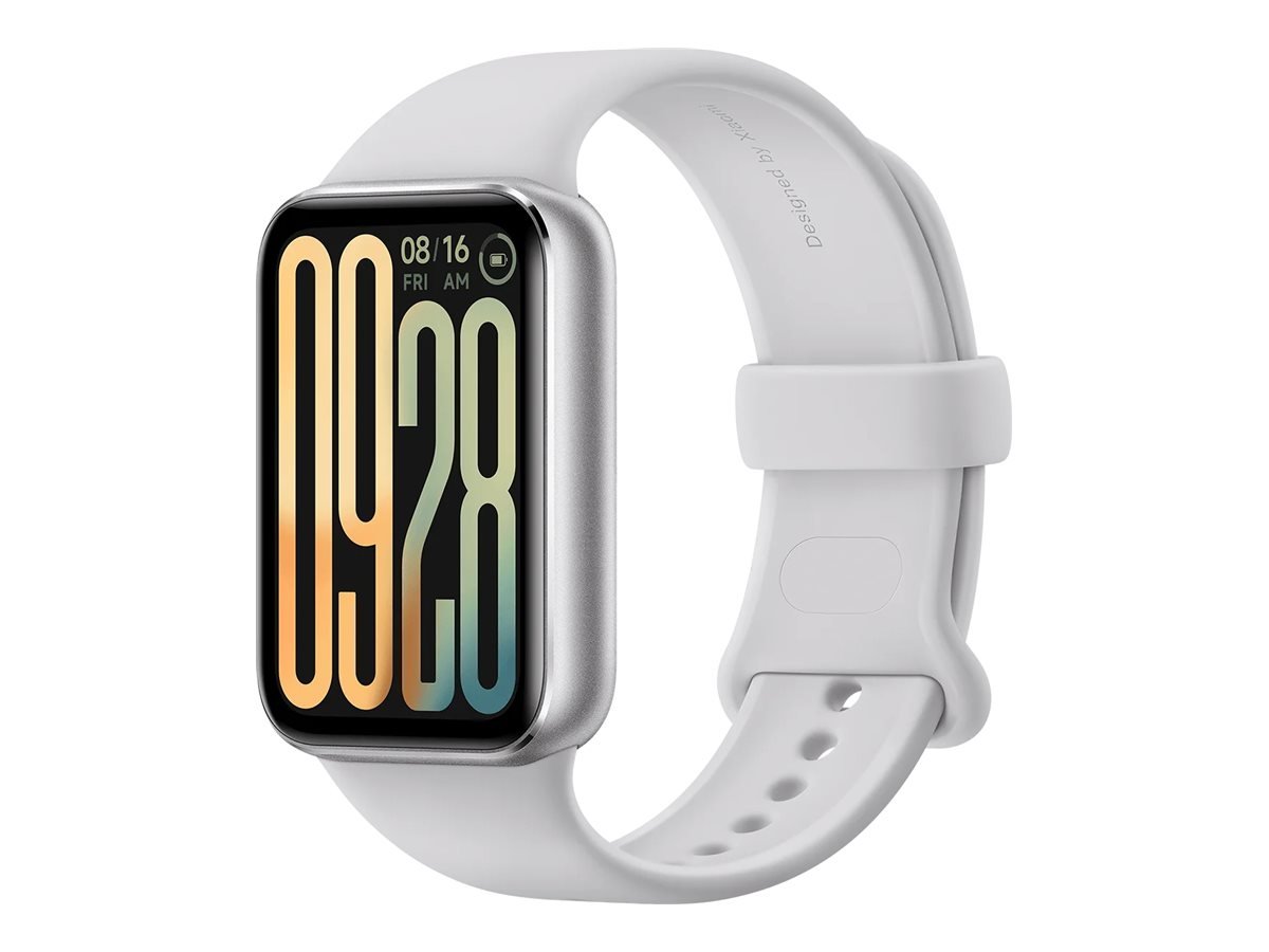 Išmanusis laikrodis XIAOMI Smart Band 9 Pro, 1,74" ekranas, 350 mAh, silikoninė apyrankė, sidabrinė sp.