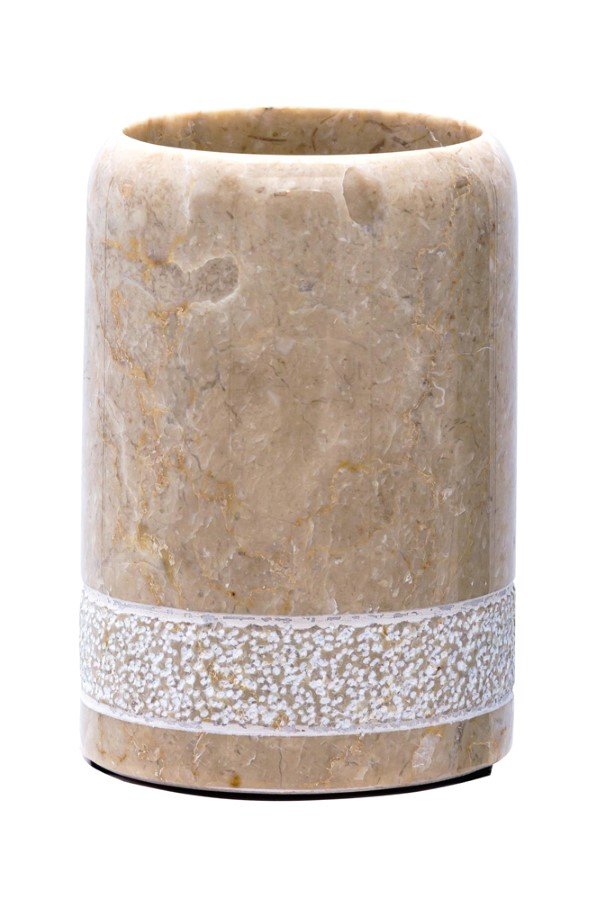 Stiklinė RIDDER Posh, pastatoma, smėlio spalvos, marmuras, 2234119