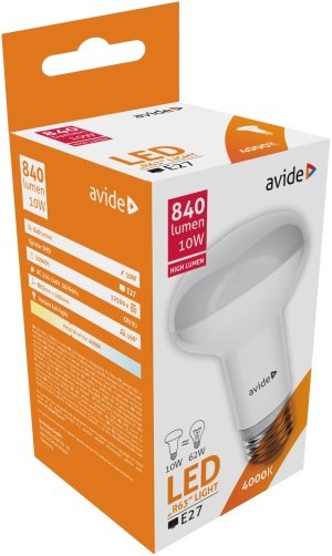 LED lemputė AVIDE, 8W, E27, R63, NW, 4000K, 220-240V, 806 lm
