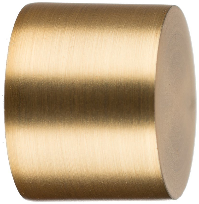 Užbaigimas karnizui STOL-KAR Luna, skersmuo 19 mm, metalinis, matinio žalvario sp., 1 pak./2 vnt.