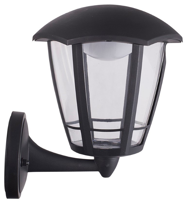 Lauko šviestuvas ORRO P6061S.L, 8 W LED, 4000 K, IP44, sieninis, juodos sp., A170620085