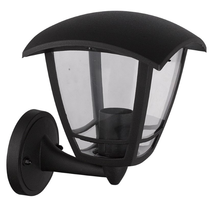 Lauko šviestuvas ORRO P6041S.E, E27, 1 x 60 W, IP44, sieninis, juodos sp., A170620090