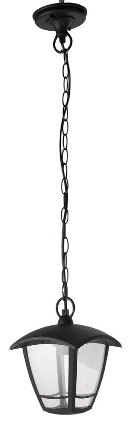 Lauko šviestuvas ORRO P6044S.E, E27, 1 x 60 W, IP44, pakabinamas, juodos sp., A170620093