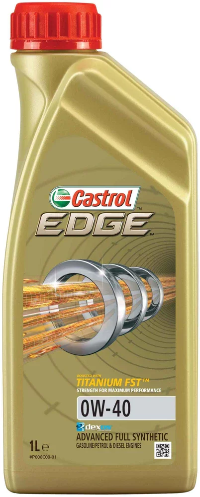 Variklinė alyva CASTROL Edge Titanium FST 0W-40, sintetinė, benzininiams ir dyzeliniams varikliams, 1L