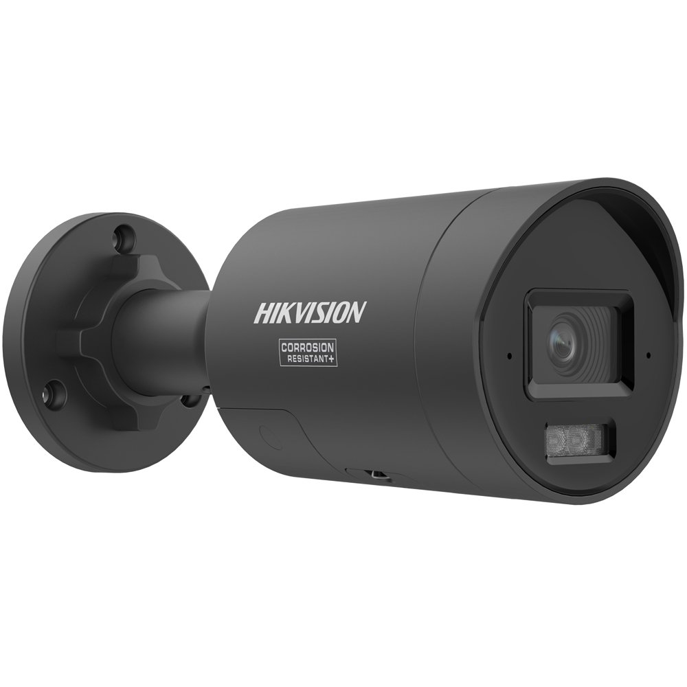 Išmanioji lauko kamera HIKVISION DS-2CD2047G3-LI2UY/SL,  kryptinė vaizdo stebėjimo kamera, 4 MP, IR+LED 40 m, IP67, juoda sp.