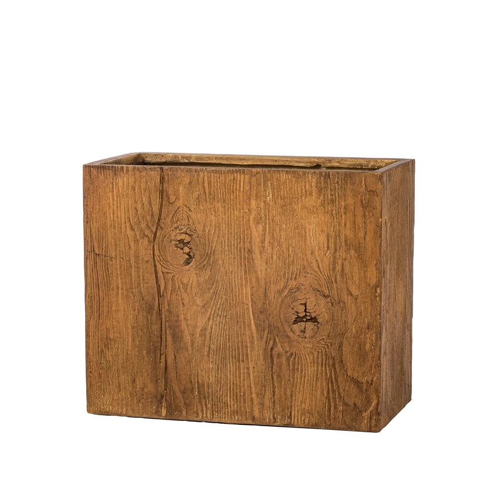 Keraminis lauko vazonas Donica Plantify II, rudos sp., 60 x 30 x 50 cm.