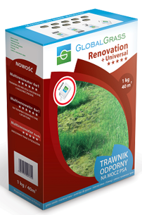 Žolių sėklų mišinys GlobalGrass RENOVATION+ UNIVERSAL, 0,5 kg