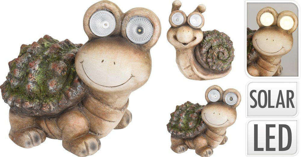 Sodo dekoracija SODO GYVŪNAI, šviečiančiomis akimis, 2 skirtingi dizainai