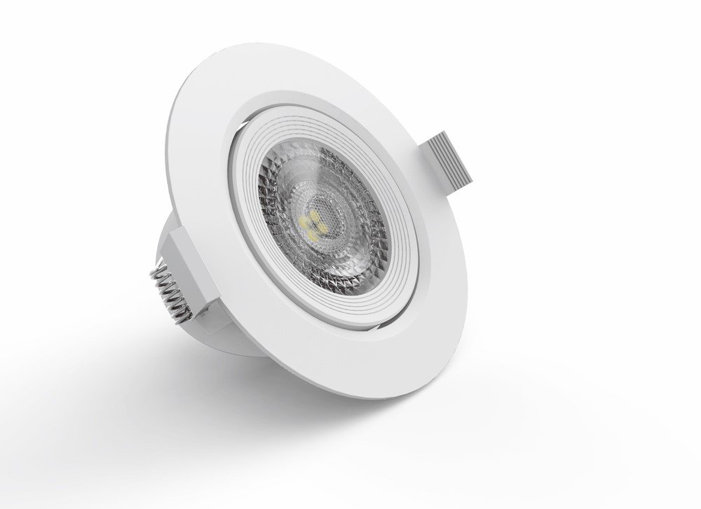 Įmontuojamas šviestuvas TECHTOUCH 2027252, apvalus, LED, 5W, 400 lm, 4000 K, 220-240 V, 25000 val.