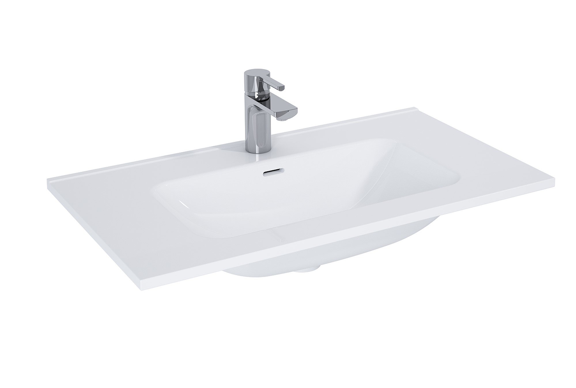 Praustuvas ELITA Skappa 80, 80,8 x 46 x 17 cm, baltas, 145840