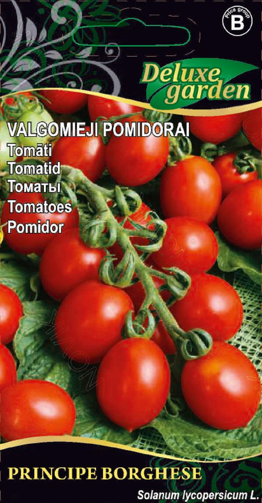 Daržovių sėklos, pomidorai valgomieji Principe Borghese, 0,2 g., 9707, B