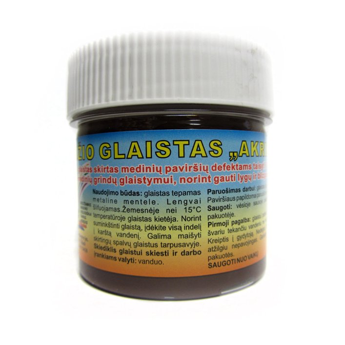 Medienos glaistas AKRILEN, raudonmedžio sp., 500 g