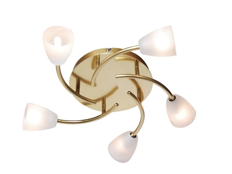 Lubinis šviestuvas G.LUX Mica-5S, 5 x G9; matinio aukso spalvos, kompl. su lemp.