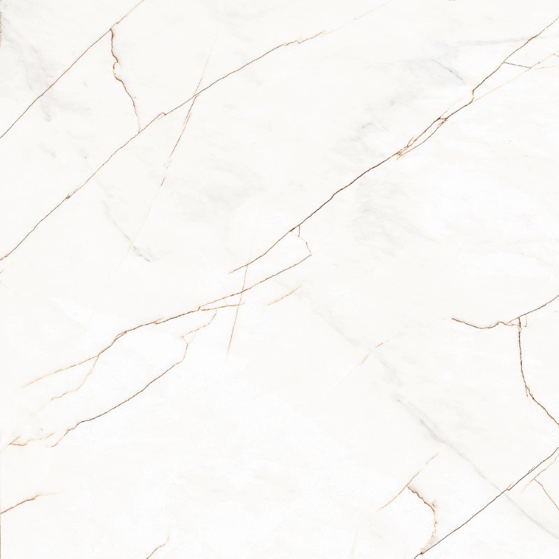 Akmens masės plytelės FOUR TILE Thandar White, 80 x 80 x 0,9 cm, 1,280 m2/dėž., rektifikuotos, glazūruotos, matinės, spl. baltas marmuras