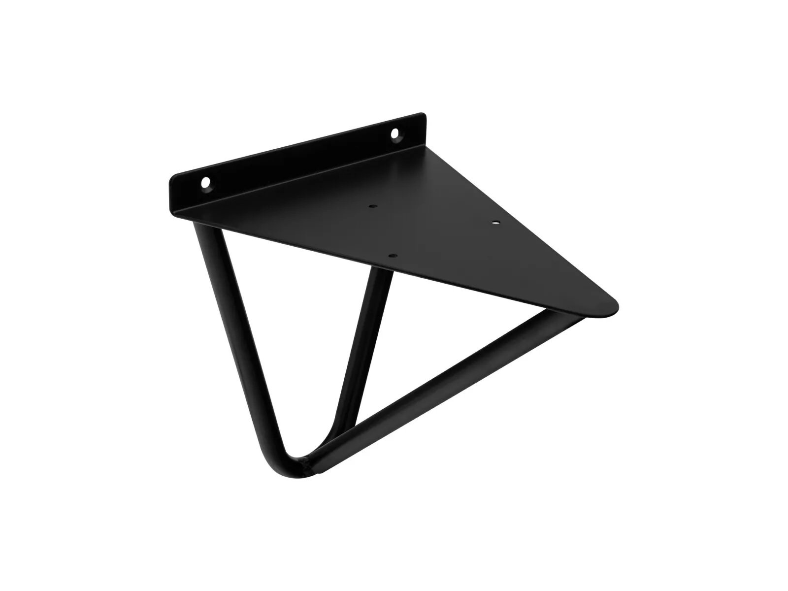 Lentynos laikiklis DOMAX HOME, WFG 185 C, spl. juoda, 185x185x4 mm, DMX 520135