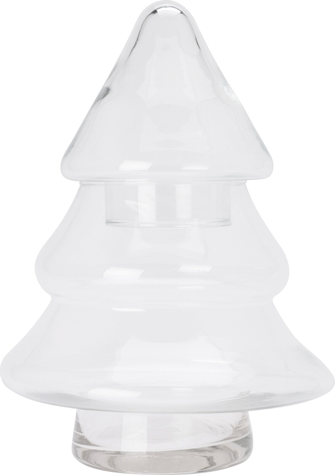 Serviravimo indas, eglutės formos, stiklas, 17 x 17 x 25 cm