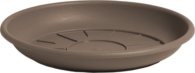 Plastikinė lėkštutė NICOLI DOMUS, rusvos sp., 16 x 2,5 cm.