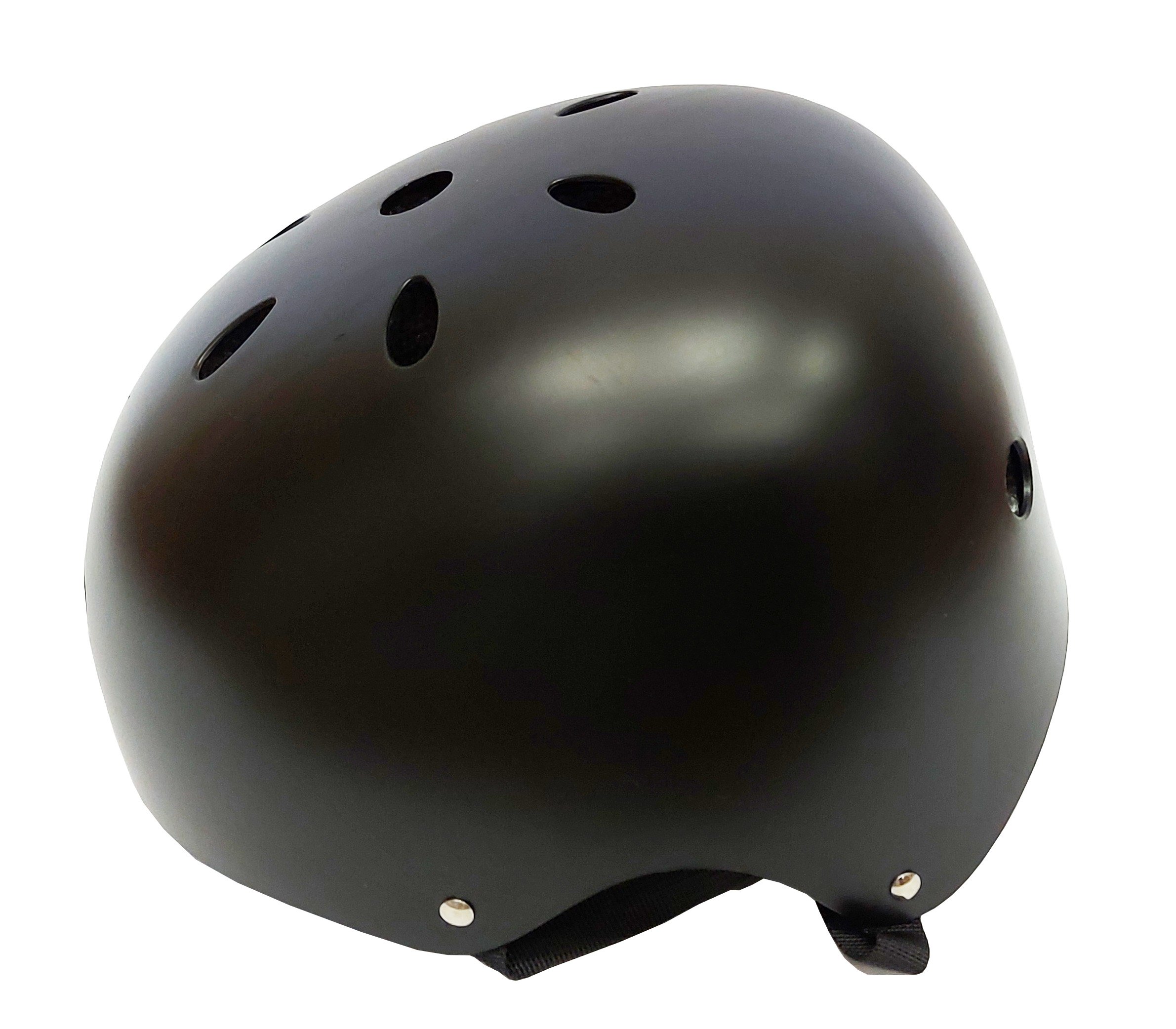 Dviratininko šalmas, M dydis, ABS su juodu EPS, 48-52 cm