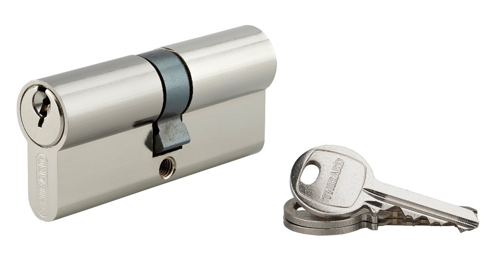 Spynos cilindras THIRARD, SA 35x35 mm, 3 raktai, nikelis, 193612