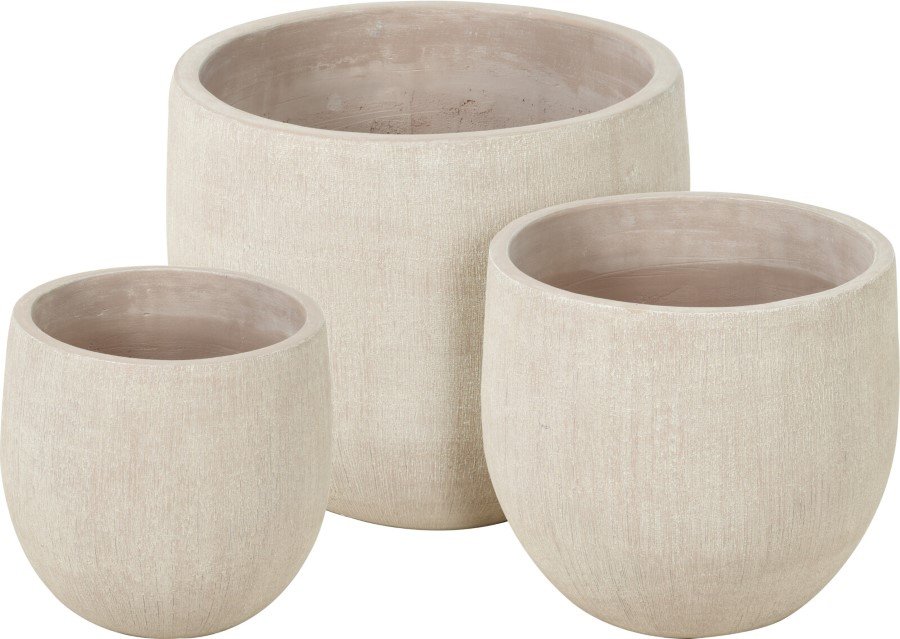 Lauko vazonas, baltos sp.,  30 x 30 x 27 cm.