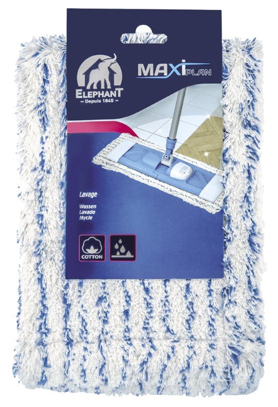 Medvilninė šluostė grindims ELEPHANT, skirta šluotai Maxi'Plan