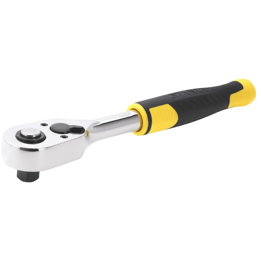 Terkšlinė rankena galvutėms STANLEY STMT82664-0, 3/8", 72 dantų