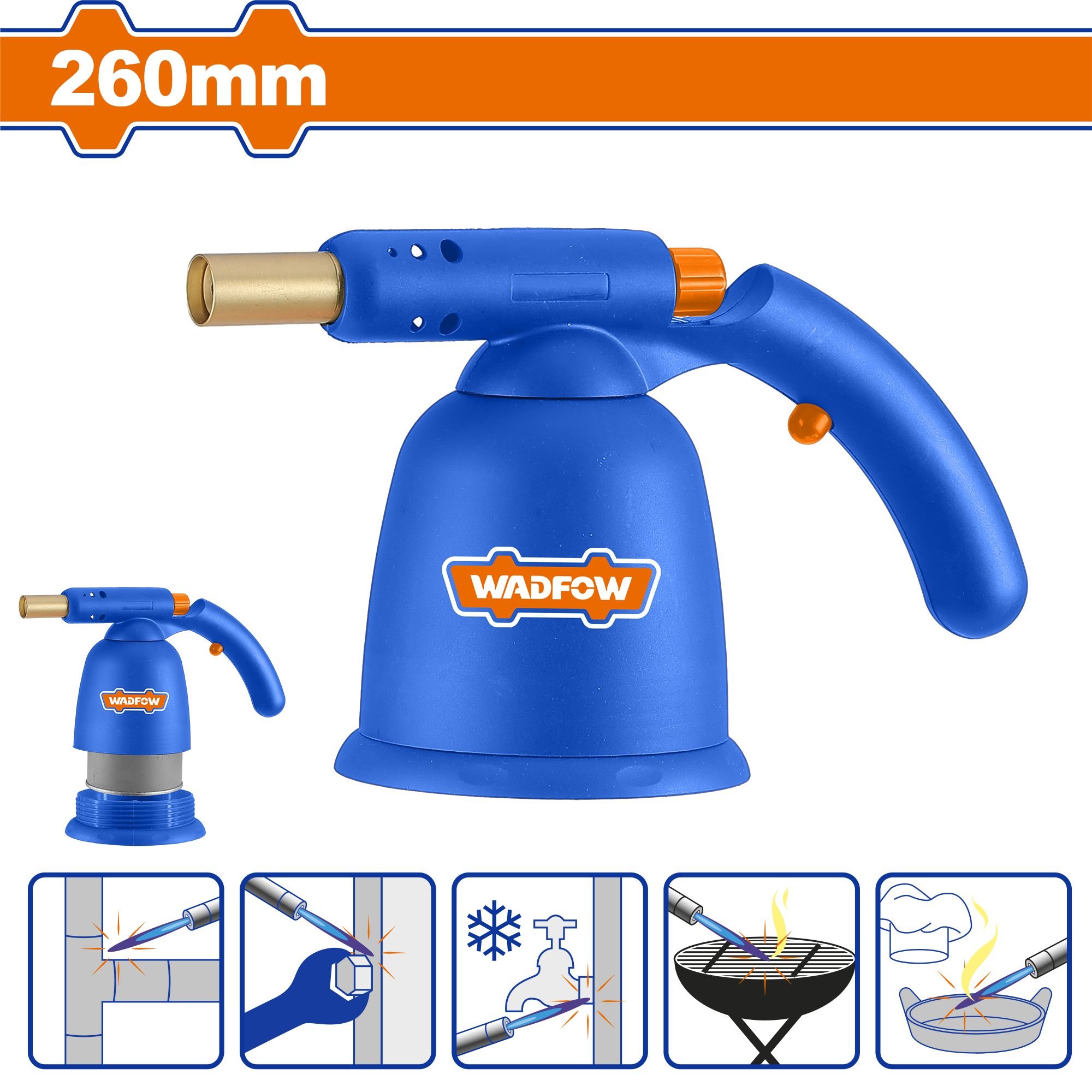 Degiklis WADFOW, 1300 laipsnių, 260x160x120 mm, WFG4602