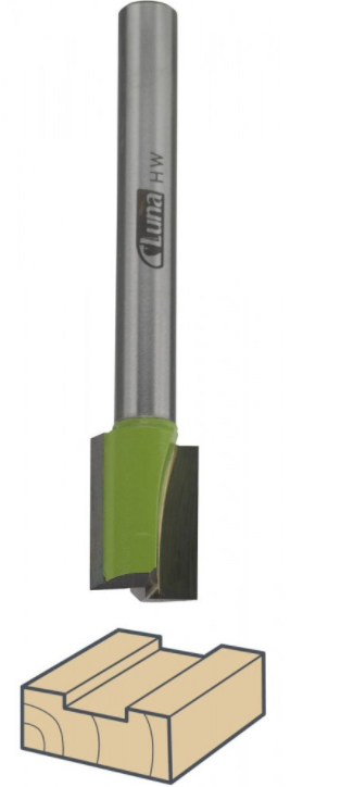 Griovelinė freza LUNA, prailginta, 20 x 35 mm