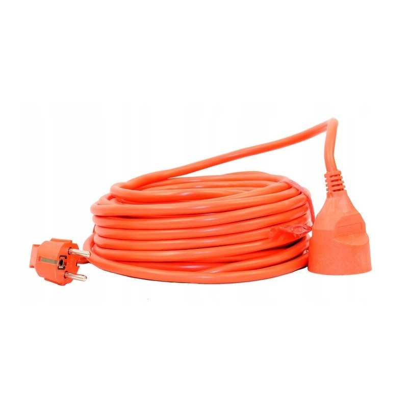 Ilgiklis ORRO, 1 lizd., 25m, su įž., 3x1,5, oranžinės sp., 53142