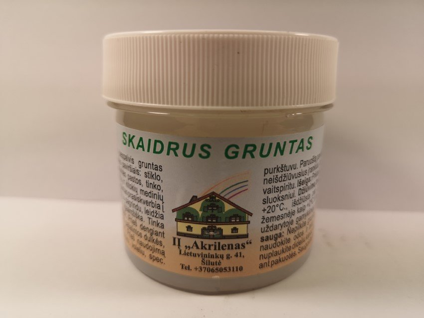 Skaidrus gruntas AKRILEN, 120 ml