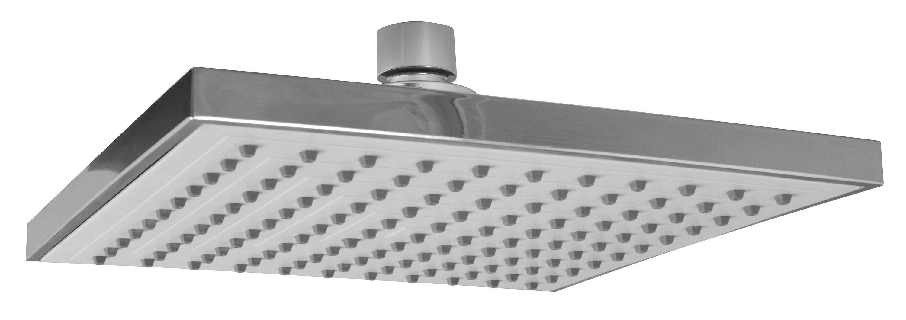 Dušo galvutė FERRO Squerto Dsn02, 200 x 200 mm, chromuota
