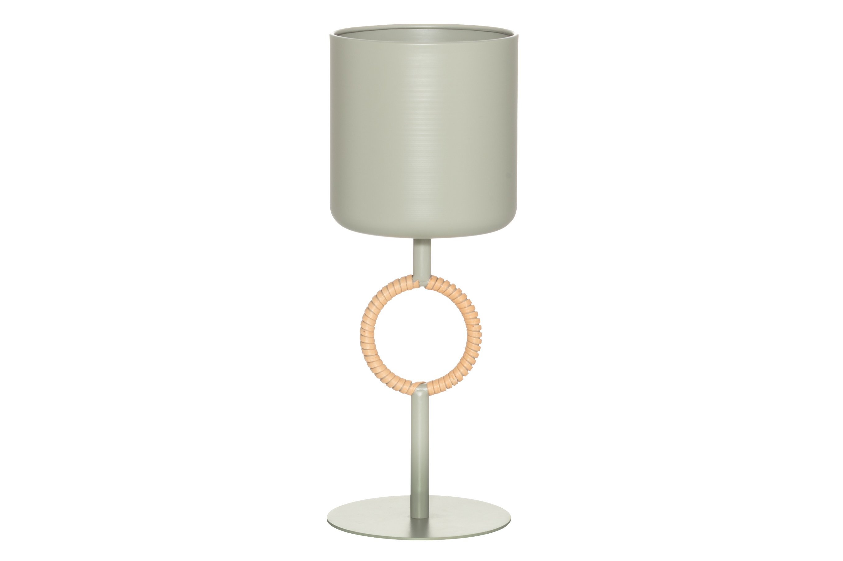 Gėlių vazonas ant stovo 4Living, žalsvos sp., 20 x 20 x 50,5 cm.