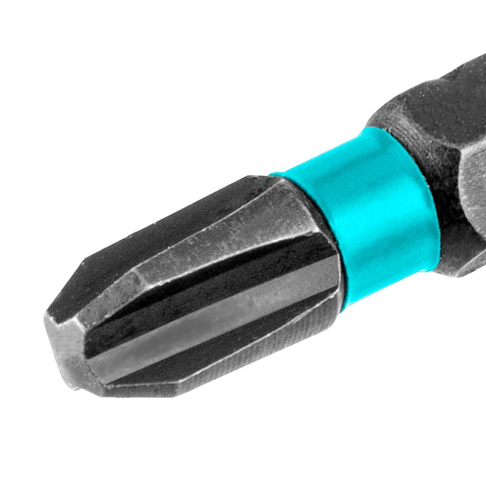 Smūginių sukimo antgalių rinkinys TOTAL, PH3, 25 mm, 2 vnt., TACIM71PH325