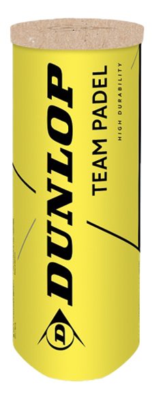 Padel kamuoliukai DUNLOP TEAM PADEL, 3-pet