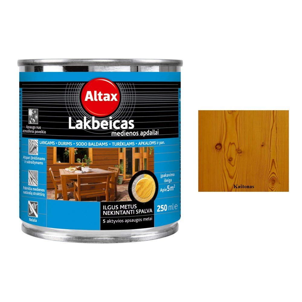 Lakbeicas Premium ALTAX, 250 ml, kaštono spalvos