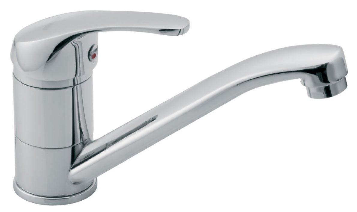 Praustuvo maišytuvas FERRO Vasto Bva2A, pasukamu snapu, chromuotas