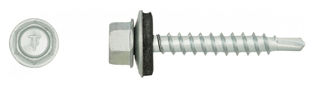 Cinkuotas savisriegis su tarpine RAWLPLUG, 4,8 x 55 mm, 100 vnt.