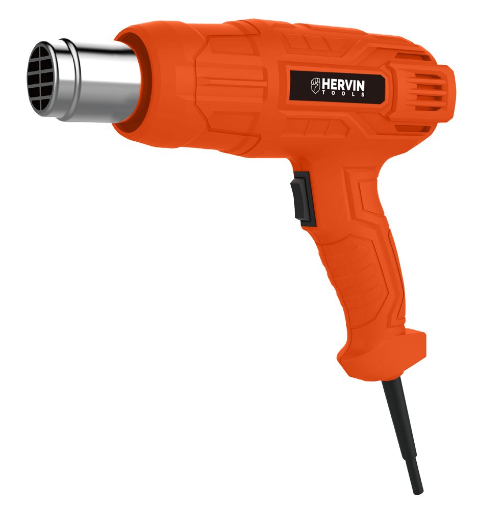 Elektrinė orpūtė HERVIN TOOLS, 2000 W, 2 režimai: 350 °C (300 l/min) ir 600 °C (500 l/min), ORP-2000W2