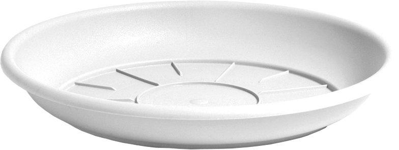 Plastikinė lėkštelė NICOLI DOMUS, 22x3,4cm., balta