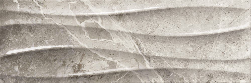 Plytelių keraminis dekoras CRISTACER Scarlett Grey Relieve, 20 x 60 cm, 1,200 m2/dėž., palva pilka
