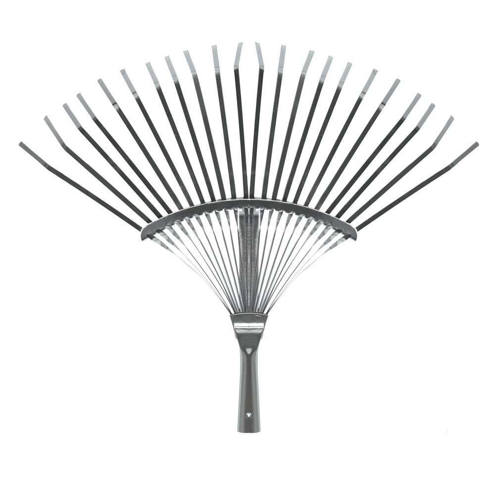 Vėduoklinis grėblys HERVIN GARDEN R116, 22 dantų, be koto, cinkuotas