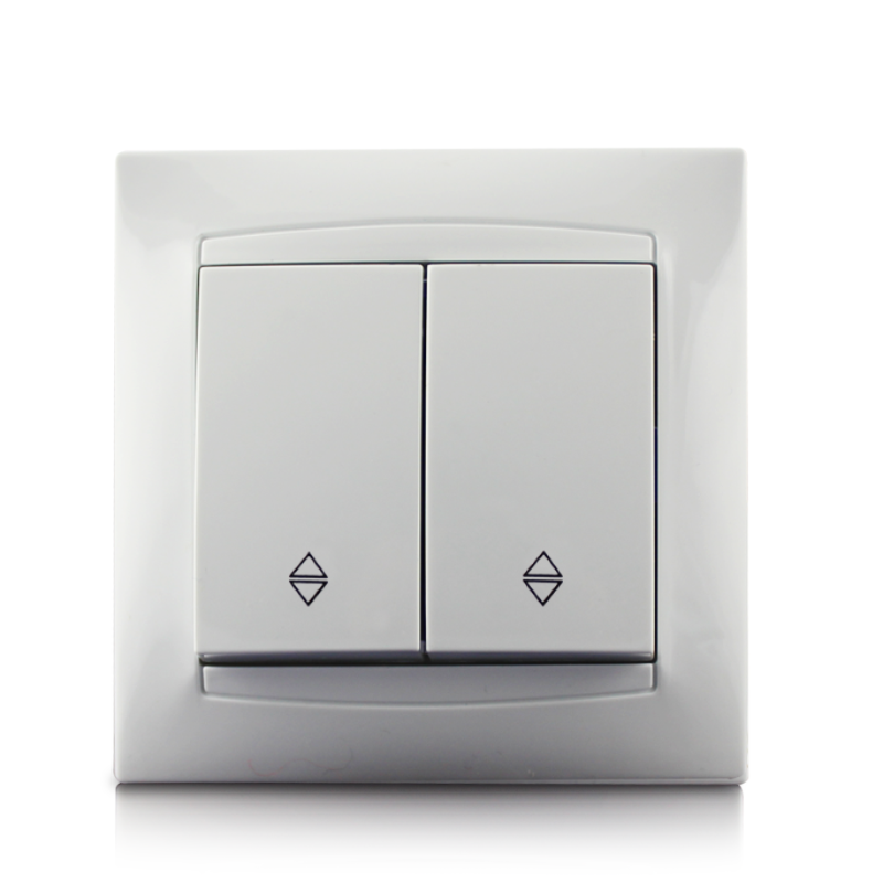 Perjungiklis ORRO 9206-32, 2 klavišų, įleidžiamas, baltos spalvos, 10 A, 250 V