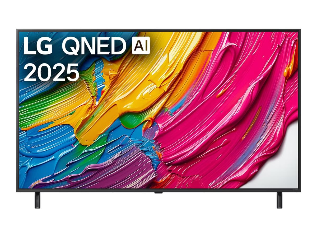 Televizorius LG 55QNED80A3A 55", UHD AI 4K QNED, webOS, Smart TV, juodos sp.