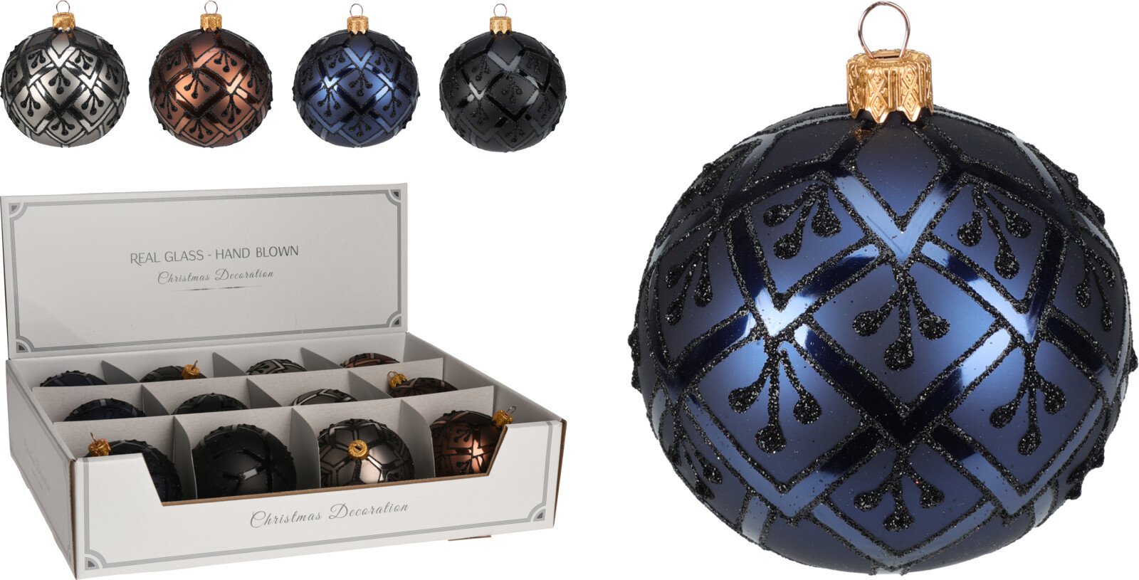 Eglutės žaisliukas, 4 tamsių sp., 1 vnt., 80 mm