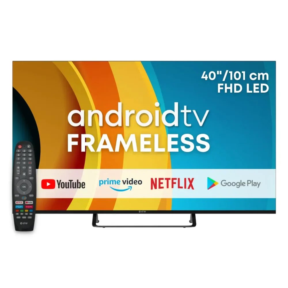 Televizorius eSTAR Android TV 40", LED 2K FHD, LEDTV40A3T2