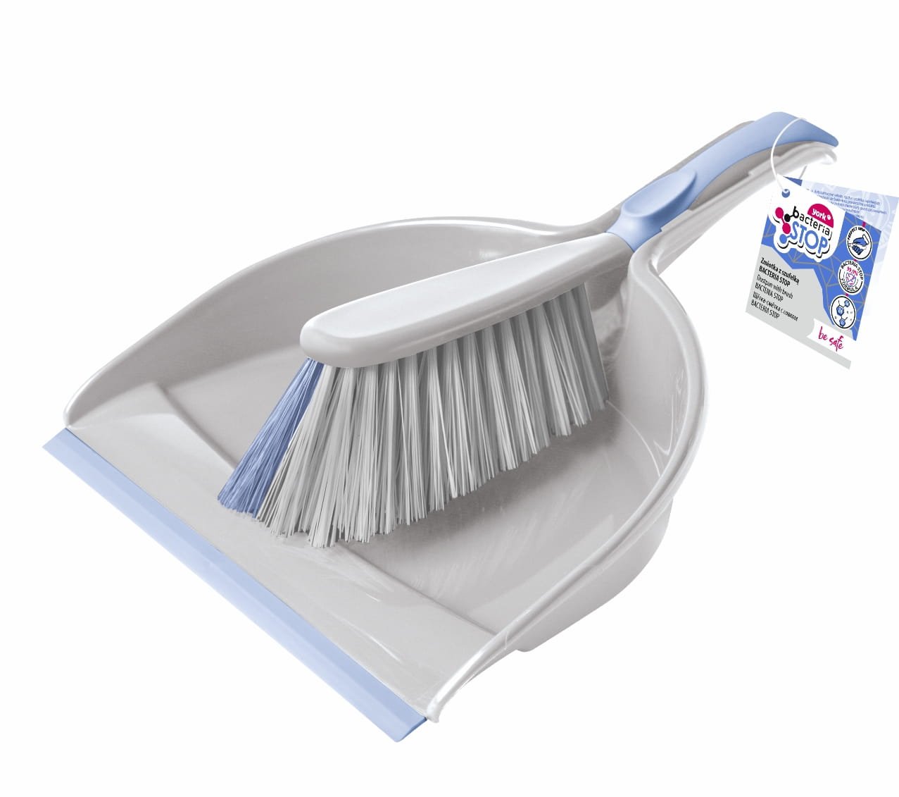 Šluotelė su semtuvėliu YORK Bacteria Stop