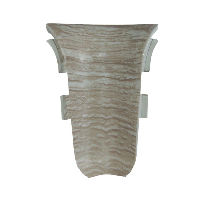 Grindjuostės vidinis kampas KORNER Optima Nr.M-301, spl. ąžuolas "Millennium Light", 2 vnt.