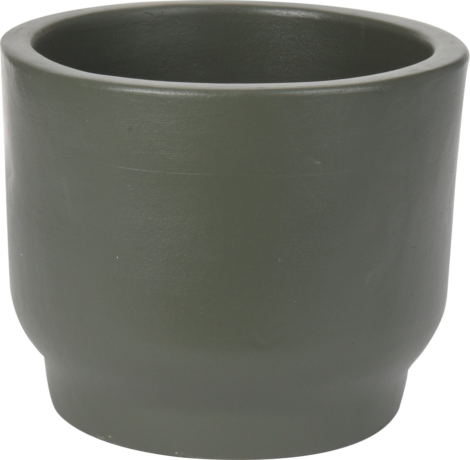 Lauko vazonas, žalios sp., 37 x 37 x 32 cm.